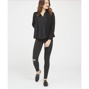 Spanx Distressed Ankle Skinny Jeans